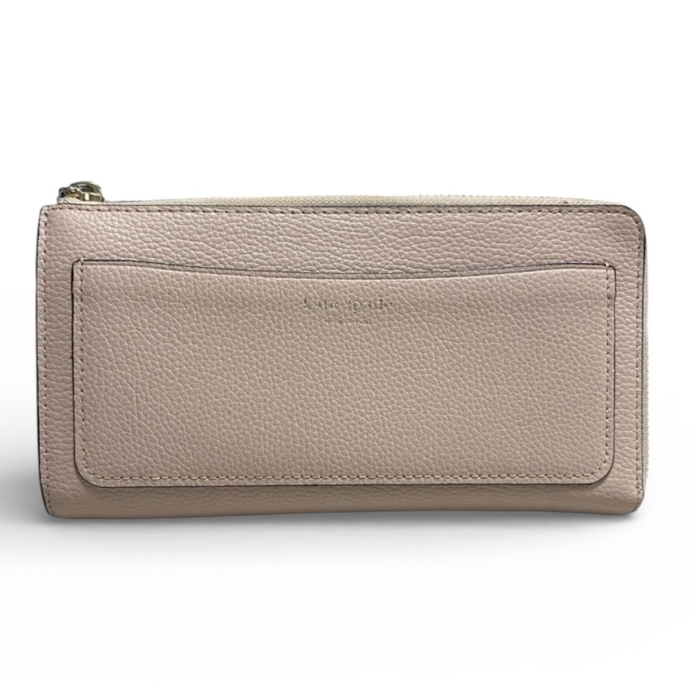 KATE SPADE Continental Pebbled Leather Wallet